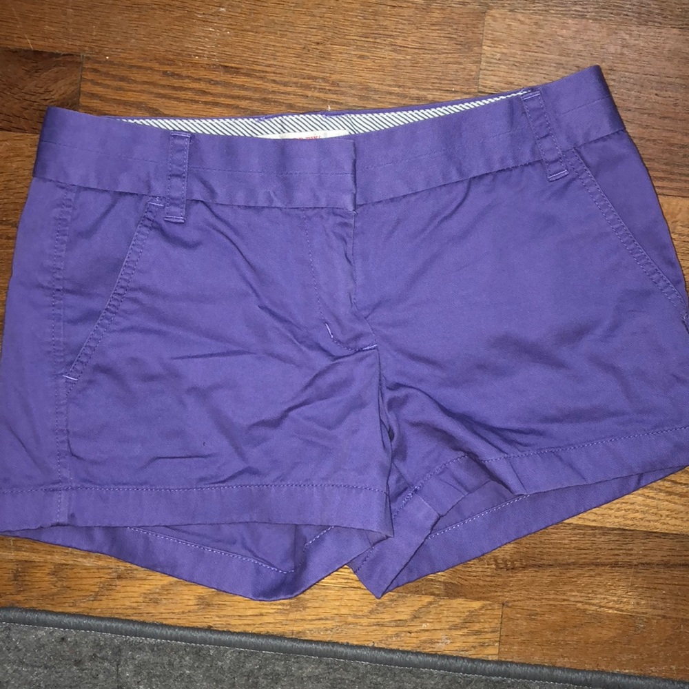 J Crew purple shorts